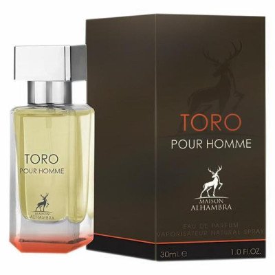 PERFUME MAISON ALHAMBRA TORO POUR HOMME EAU DE PARFUM MASCULINO 30ML