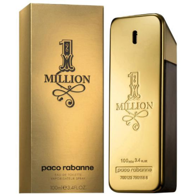 PERFUME PACO RABANNE 1 MILLION EAU DE TOILETTE MASCULINO 100ML PERFUME PACO RABANNE 1 MILLION EAU DE TOILETTE MASCULINO 100ML