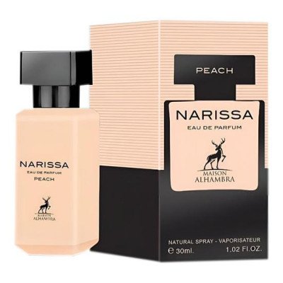 PERFUME MAISON ALHAMBRA NARISSA PEACH EAU DE PARFUM FEMININO 30ML PERFUME MAISON ALHAMBRA NARISSA PEACH EAU DE PARFUM FEMININO 30ML