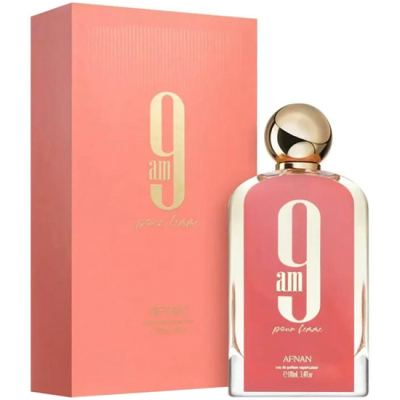 PERFUME AFNAN 9AM POUR FEMME EAU DE PARFUM FEMININO 100ML