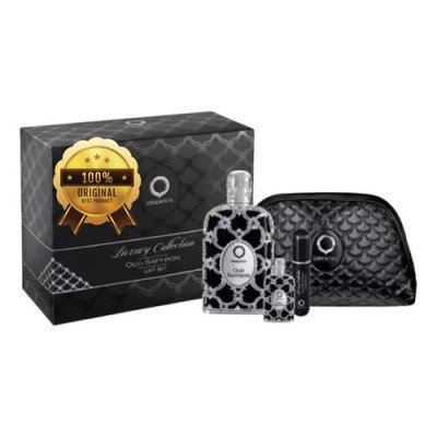 PERFUME ORIENTICA KIT OUD SAFRON EAU DE PARFUM BLUE 3PCS 80ML PERFUME ORIENTICA KIT OUD SAFRON EAU DE PARFUM BLUE 3PCS 80ML