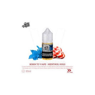 ESSENCIA PARA VAPER BORN TO VAPE NICSALT MENTHOL HULS 30ML 50MG ESSENCIA PARA VAPER BORN TO VAPE NICSALT MENTHOL HULS 30ML 50MG