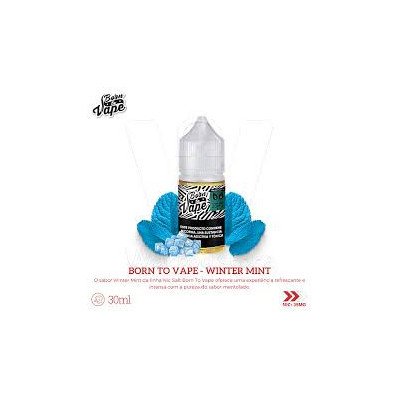 ESSENCIA PARA VAPER BORN TO VAPE NICSALT WINTERMINT 30ML 35MG ESSENCIA PARA VAPER BORN TO VAPE NICSALT WINTERMINT 30ML 35MG