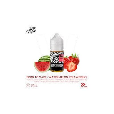 ESSENCIA PARA VAPER BORN TO VAPE NICSALT WATERMELON STRAWBERRY 30ML 35 ESSENCIA PARA VAPER BORN TO VAPE NICSALT WATERMELON STRAWBERRY 30ML 35
