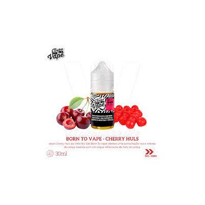 ESSENCIA PARA VAPER BORN TO VAPE NICSALT CHERRY HULS 30ML 35MG ESSENCIA PARA VAPER BORN TO VAPE NICSALT CHERRY HULS 30ML 35MG