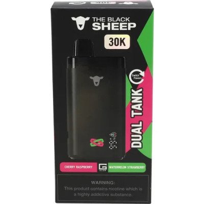 VAPER DESCARTAVEL THE BLACK SHEEP CHERRY RASPBERRY + WATER STRAW 30000 VAPER DESCARTAVEL THE BLACK SHEEP CHERRY RASPBERRY + WATER STRAW 30000