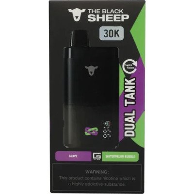 VAPER DESCARTAVEL THE BLACK SHEEP GRAPE + WATERMELON BUBBLEGUM 30000