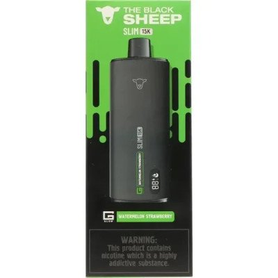 VAPER DESCARTAVEL THE BLACK SHEEP SLIM 15K WATERMELON STRAWBERRY 15000 VAPER DESCARTAVEL THE BLACK SHEEP SLIM 15K WATERMELON STRAWBERRY 15000