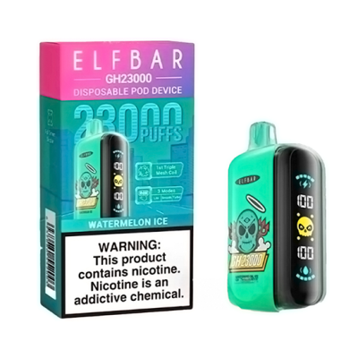 VAPER DESCARTAVEL ELFBAR GH23000 WATERMELON ICE 23000 PUFFS VAPER DESCARTAVEL ELFBAR GH23000 WATERMELON ICE 23000 PUFFS