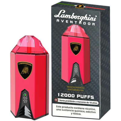 VAPER DESCARTAVEL LAMBORGHINI AVENTADOR PEACH MANGO WATER 12000 PUFFS VAPER DESCARTAVEL LAMBORGHINI AVENTADOR PEACH MANGO WATER 12000 PUFFS