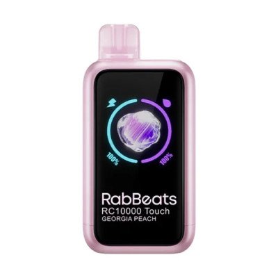 VAPER DESCARTAVEL ELFBAR RABBEATS RC10000 TOUCH GEORGIA PEACH 10000 PU