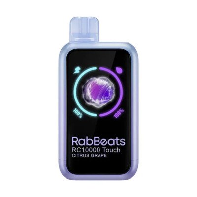 VAPER DESCARTAVEL ELFBAR RABBEATS RC10000 TOUCH CITRUS GRAPE 10000 PUF