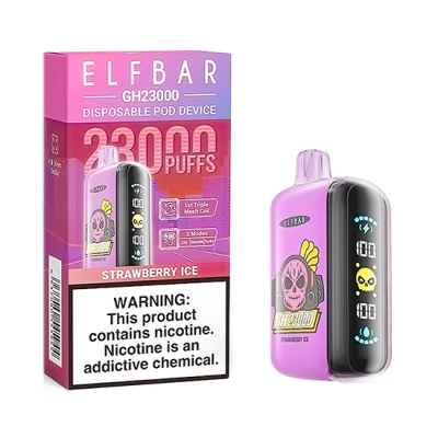 VAPER DESCARTAVEL ELFBAR GH23000 STRAWBERRY ICE 23000 PUFFS VAPER DESCARTAVEL ELFBAR GH23000 STRAWBERRY ICE 23000 PUFFS