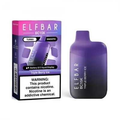 VAPER DESCARTAVEL ELFBAR BC15K TRIPLE BERRY 15000 PUFFS VAPER DESCARTAVEL ELFBAR BC15K TRIPLE BERRY 15000 PUFFS