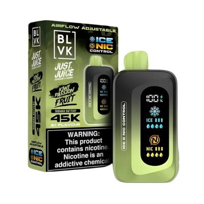VAPER DESCARTAVEL BLVK JUST JUICE KIWI PASSION FRUIT 45000 PUFFS VAPER DESCARTAVEL BLVK JUST JUICE KIWI PASSION FRUIT 45000 PUFFS