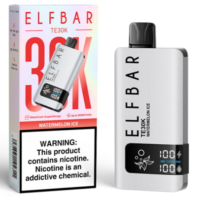 VAPER DESCARTAVEL ELFBAR TE30K WATERMELON ICE 30000 PUFFS