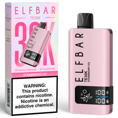 VAPER DESCARTAVEL ELFBAR TE30K STRAWBERRY ICE 30000 PUFFS VAPER DESCARTAVEL ELFBAR TE30K STRAWBERRY ICE 30000 PUFFS