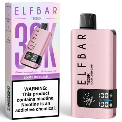 VAPER DESCARTAVEL ELFBAR TE30K SOUR LUSH GAMI 30000 PUFFS VAPER DESCARTAVEL ELFBAR TE30K SOUR LUSH GAMI 30000 PUFFS