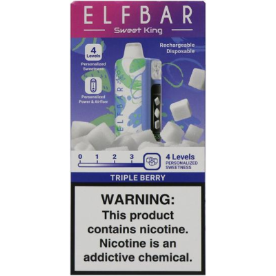 VAPER DESCARTAVEL ELFBAR SWEET KING TRIPLE BERRY 40000 PUFFS VAPER DESCARTAVEL ELFBAR SWEET KING TRIPLE BERRY 40000 PUFFS