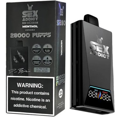 VAPER DESCARTAVEL SEX ADDICT S280 MENTHOL 28000 PUFFS VAPER DESCARTAVEL SEX ADDICT S280 MENTHOL 28000 PUFFS