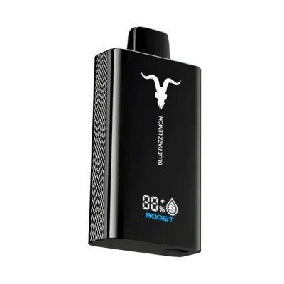 VAPER DESCARTAVEL IGNITE V120 PRO BLACK BLUE RAZZ LEMON 12000 PUFFS