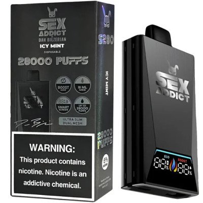 VAPER DESCARTAVEL SEX ADDICT S280 ICY MINT 28000 PUFFS