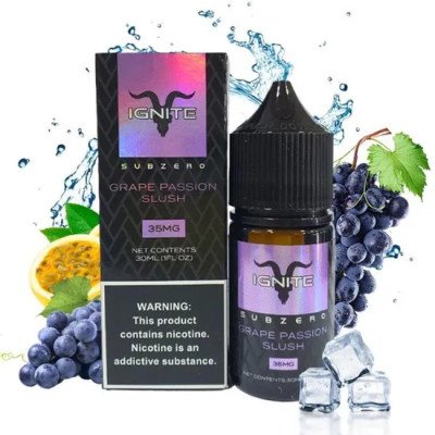 IGNITE SALT GRAPE PASSION SLUSH 35MG 30ML