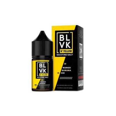 ESSENCIA VAPE BLVK SALT BY MANGO BANANA ICE 30ML 50MG ESSENCIA VAPE BLVK SALT BY MANGO BANANA ICE 30ML 50MG