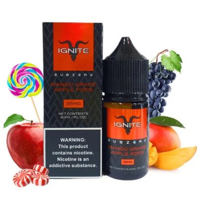 IGNITE SALT MANGO GRAPE APPLE POP 35MG 30ML