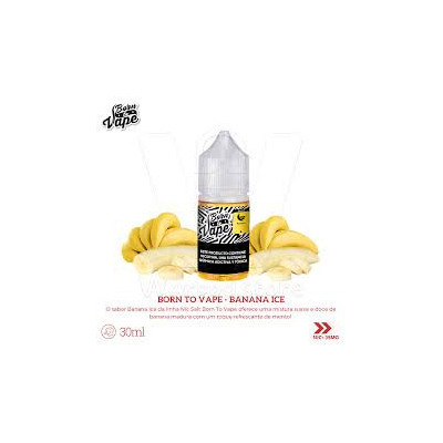 ESSENCIA PARA VAPER BORN TO VAPE NICSALT BUBBLEMINT 30ML 35MG
