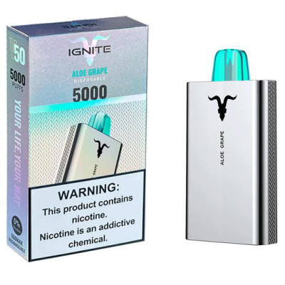 IGNITE V50 BLACK ALOE GRAPE