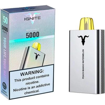 IGNITE V50 BLACK PEACH MANGO WATERMELON
