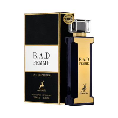 PERFUME MAISON ALHAMBRA B.A.D FEMME EAU DE PARFUM FEMININO 100ML