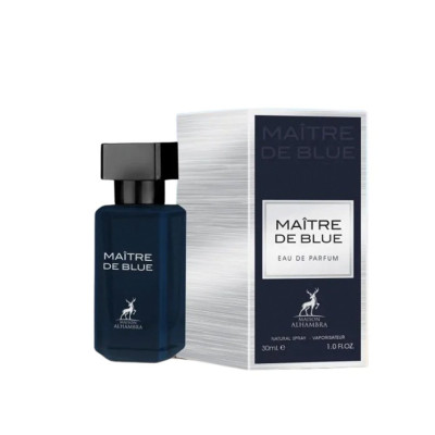 PERFUME MAISON ALHAMBRA MAITRE DE BLUE EAU DE PARFUM MASCULINO 30ML