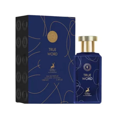 PERFUME MAISON ALHAMBRA TRUE WORD EAU DE PARFUM MASCULINO 100ML