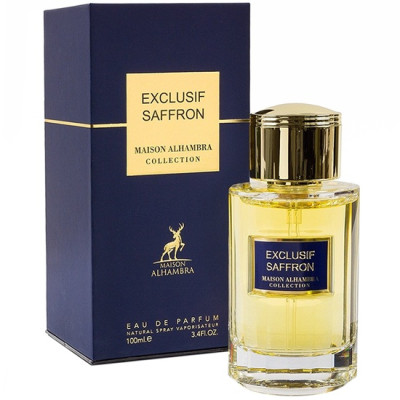 PERFUME MAISON ALHAMBRA EXCLUSIF SAFFRON EAU DE PARFUM UNISEX 100ML