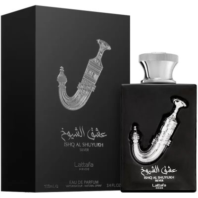 PERFUME LATTAFA ISHQ AL SHUYUKH SILVER EAU DE PARFUM UNISEX 100ML