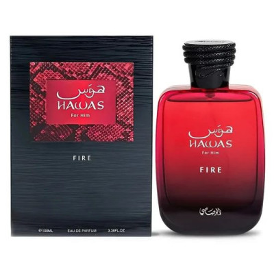 PERFUME RASASI HAWAS FIRE FOR HIM EAU DE PARFUM MASCULINO 100ML