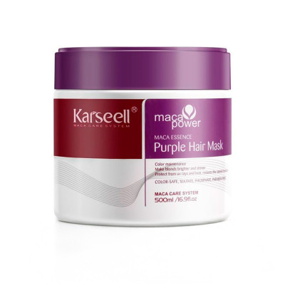 KARSEELL MASCARA MACA ESSENCE PURPLE HAIR MASK 500ML