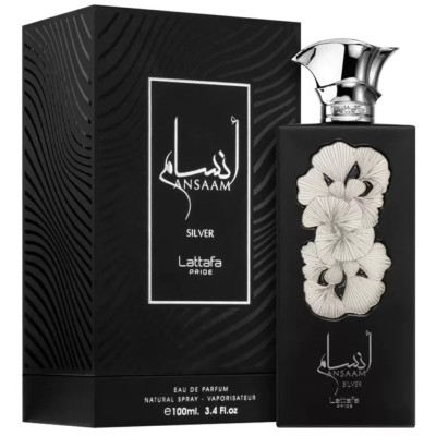PERFUME LATTAFA ANSAAM SILVER EAU DE PARFUM UNISSEX 100ML