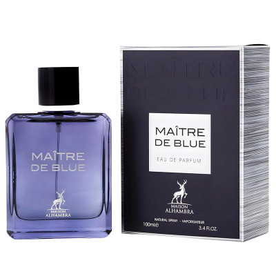 PERFUME MAISON ALHAMBRA MAITRE DE BLUE EAU DE PARFUM MASCULINO 100ML