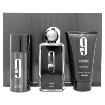 PERFUME AFNAN 9PM M KIT 100ML EDP+SHOWER GEL200ML+DEO250ML