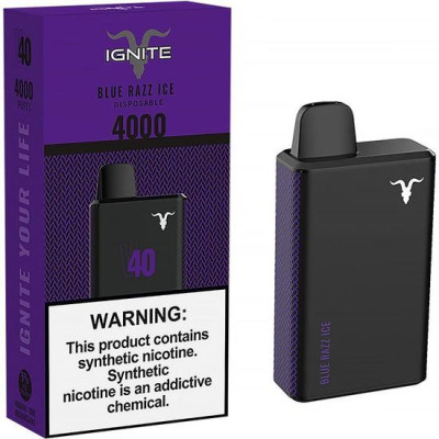 IGNITE V40 BLUE RAZZ ICE
