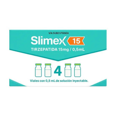 SLIMEX TIRZEPATIDA 15MG 4X VIAL