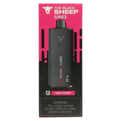 VAPER DESCARTAVEL THE BLACK SHEEP SLIM 15K CHERRY RASPBERRY