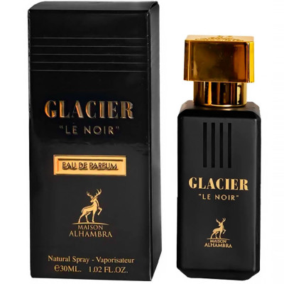 PERFUME MAISON ALHAMBRA GLACIER LE NOIR EAU DE PARFUM MASCULINO 30ML