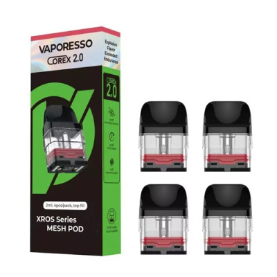 ACCESORIO VAPORESSO COREX 2.0 XROS SERIES 2ML 1.0OHM 4 PIEZAS