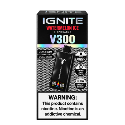VAPER DESCARTAVEL IGNITE V300 ULTRA SLIM WATERMELON ICE