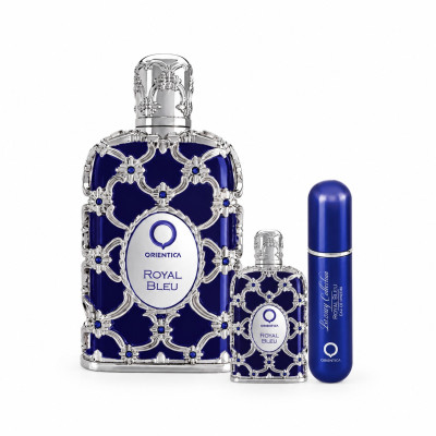 PERFUME KIT ORIENTICA ROYAL BLEU EDP 80ML + 7.5ML + ATOMIZADOR RECARRE