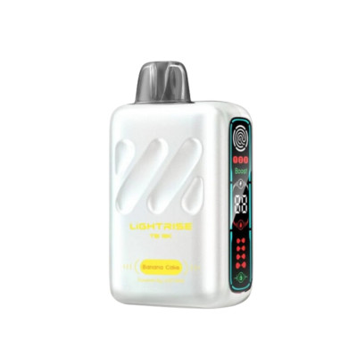 VAP POD DESCARTAVEL LIGHTRISE TB 18K 18000 PUFFS - BANANA CAKE